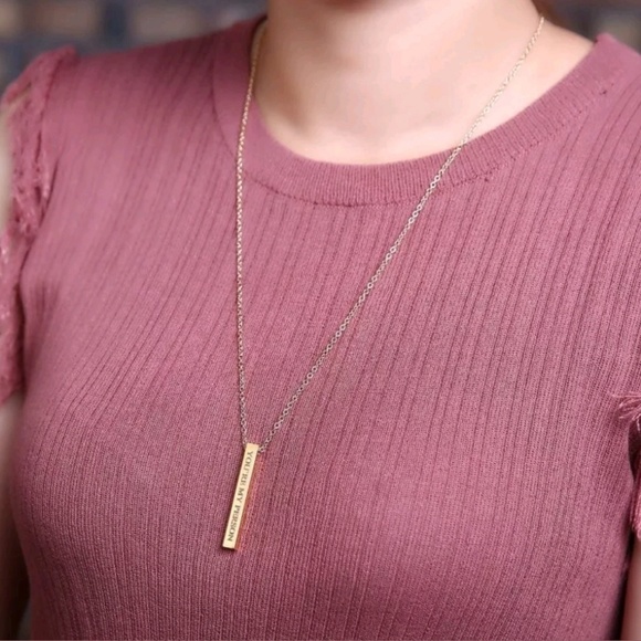 BE STILL KNOW THAT I AM GOD NECKLACE - Picture 3 of 3